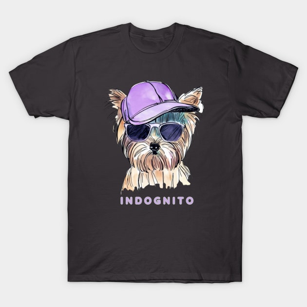 Yorkshire Terrier Indognito T-Shirt by ZogDog Pro